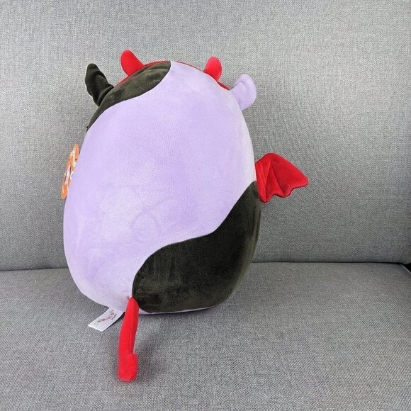 Squishmallows Alexie the Purple Cow in Red Devil Costume 12" - Picture 6 of 6